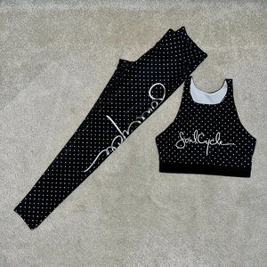 Exclusive Terez for Soulcycle Polka Dot Workout Set